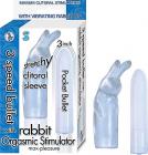 Bullet W/Rabbit Stimulator White