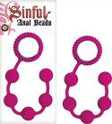 Sinful Anal Beads Pink Sex Toy Product