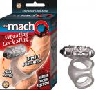 Macho Vibrating Cock Sling Clear Sex Toy Product