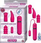 Stimulator Kit Pink Bullet Vibrator Sleeves Sex Toy Product