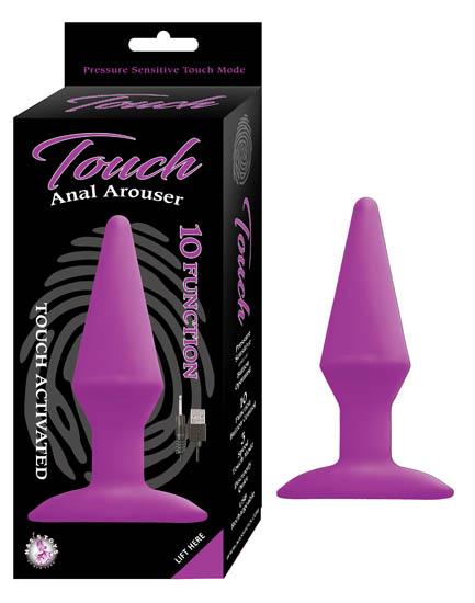 Touch Anal Arouser Purple Touch-Activated Butt Plug Sex Toy Product
