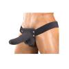 Erection Assistant Hollow Strap-on 6 Vibrating Black " Sex Toy Product Image 2