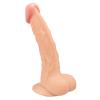 Hero 8in Curved Cock White Sex Toy Product Image 2