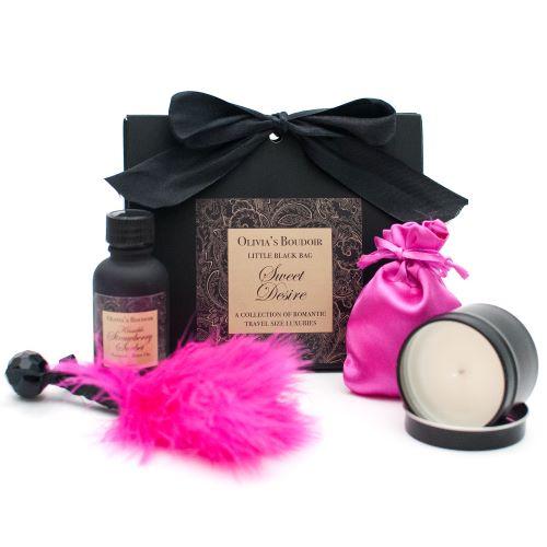 Olivia's Boudoir Little Black Bag Sweet Desire Kit Sex Toy Product