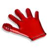Finger F*ck Glove Clear Red (net) Sex Toy Product Image 3