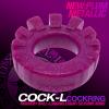 Cock-lug Lugged Cockring Plum (net) Sex Toy Product Image 1