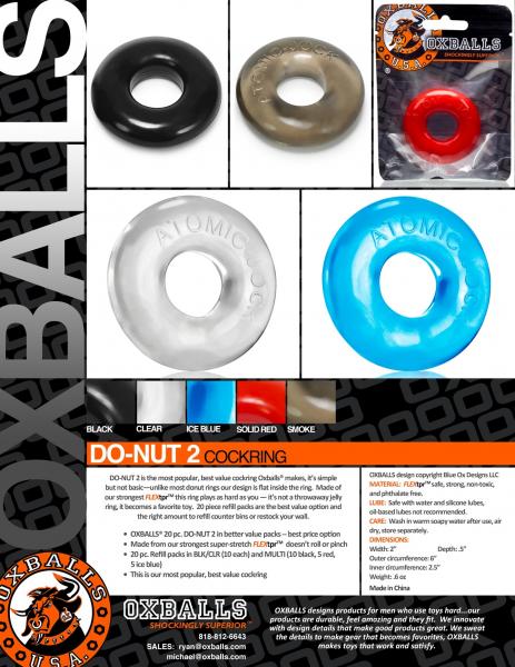 Do-nut-2 Cockring Smoke (net) Sex Toy Product