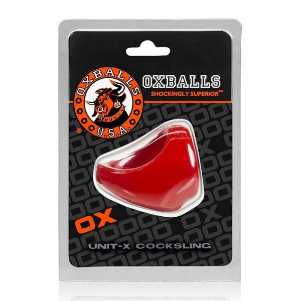 Oxballs Unit-X Cocksling Red Sex Toy Product
