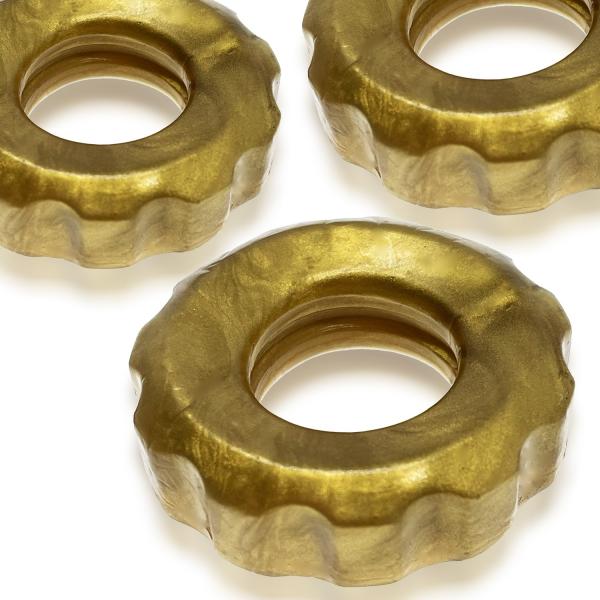 Super Huj 3pk Cock Rings Bronze (net) Sex Toy Product