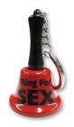 Key Chain Mini Ring Bell For Sex Red Sex Toy Product
