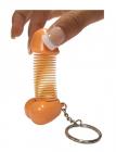 Stretching Pecker Keychain