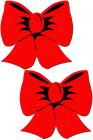 Pastease Bright Red Bow Pasties O/S Sex Toy Product