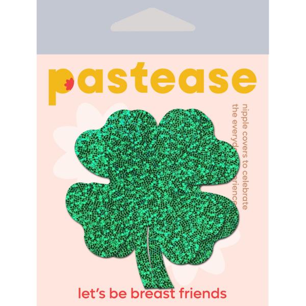 Pastease Holographic Green Clover Full Coverage Sex Toy Product