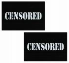 Censored Bar Black Pasties O/S Sex Toy Product