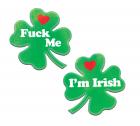 Pastease Clover F*ck Me I'm Irish Nipple Pasties Sex Toy Product