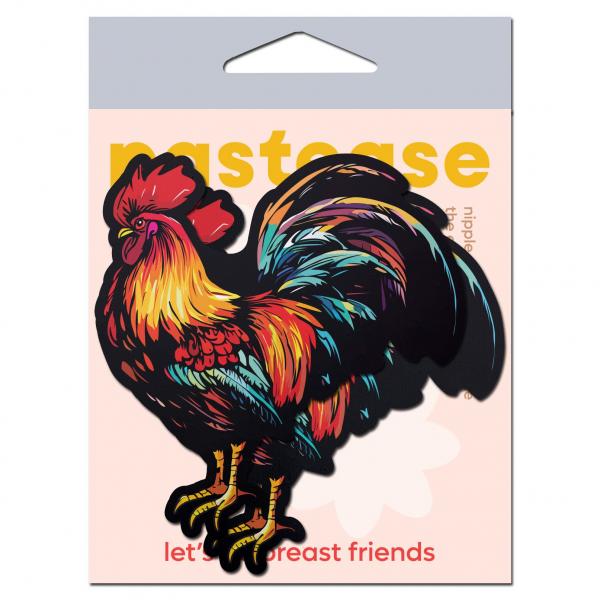 Pastease Colorful Rooster Pasties Sex Toy Product