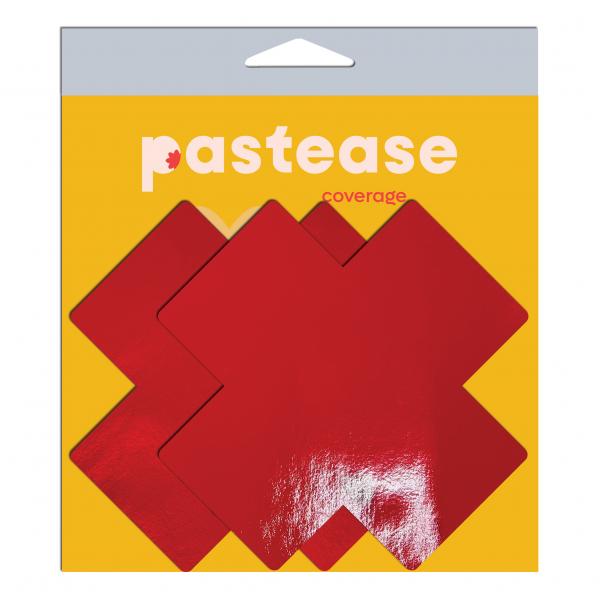 Pastease Faux Latex Red Plus X Full Coverage Sex Toy Product