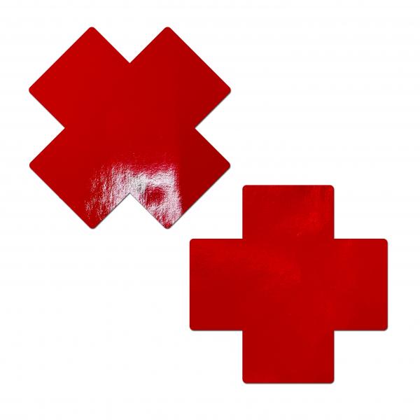 Pastease Faux Latex Red Plus X Full Coverage Sex Toy Product