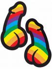 Pastease Rainbow Pride Dick Pasties Sex Toy Product