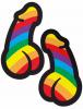 Pastease Rainbow Pride Dick Pasties Sex Toy Product Image 1
