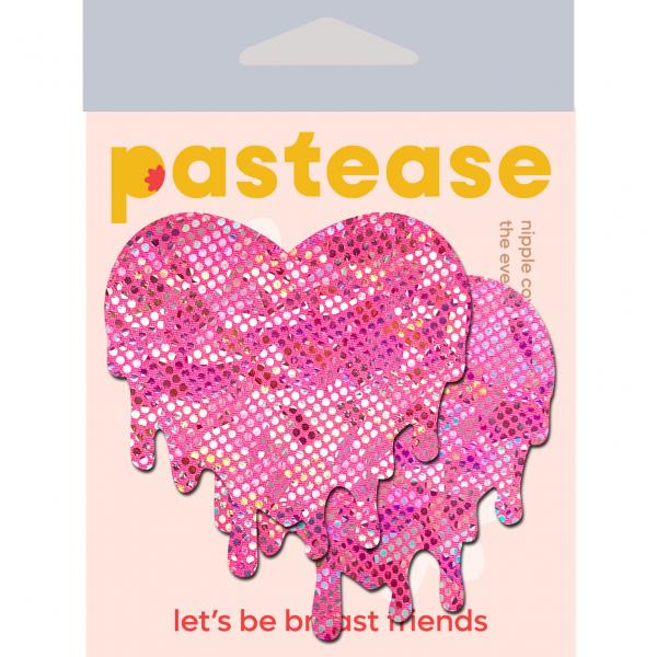 Pastease Faux Latex Baby Pink Melty Hearts Sex Toy Product