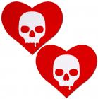 Pastease Sullen Skull Red Hearts Sex Toy Product