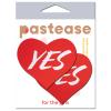 Pastease Love Yes Red Heart Pasties Sex Toy Product Image 2