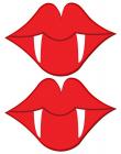 Halloween Lip Fangs Pasties O/S  Sex Toy Product