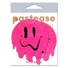 Pastease Melty Smiley Face Neon Pink Pasties Sex Toy Product Image 2