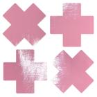 Pastease Petite Plus X Faux Latex Baby Pink Crosses Sex Toy Product