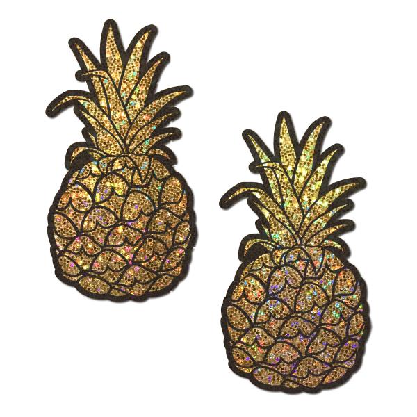 Pastease Glitter Pineapples Gold Sex Toy Product