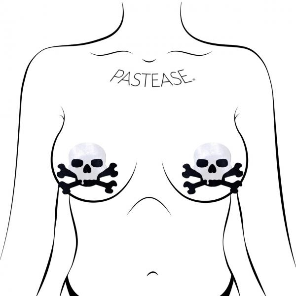 Pastease Sullen Skull Black & White Sex Toy Product