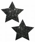 Rockstar Black Glitter Star Pasties O/S Sex Toy Product