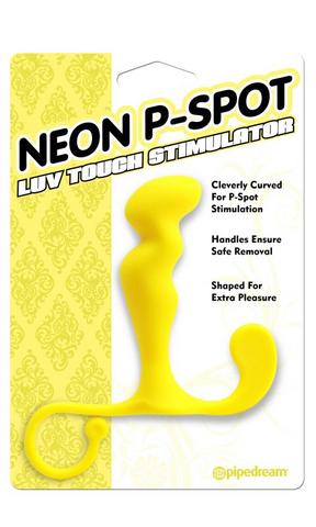 Neon Prostate Stimulator Yellow
