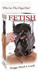 Fetish Fantasy Series Doggie Hood and Leash