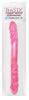 Basix Pink 16in Double Dong