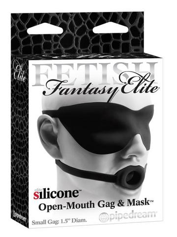 Fetish Fantasy Elite Open-Mouth Gag & Mask