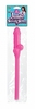 Jumbo Sucking Straws Pink 11in