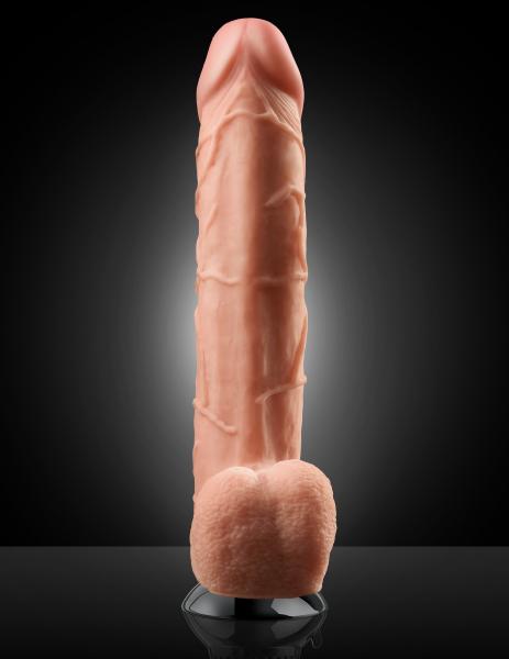 Real Feel Deluxe No 12 12 inches Beige Dildo	 Sex Toy Product