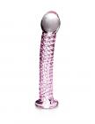 Icicles No 53 Glass Massagers Pink Wand Sex Toy Product