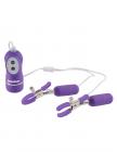 Fetish Fantasy Vibrating Nipple Clamps Purple Sex Toy Product