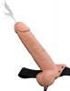 Fetish Fantasy 9 inches Hollow Squirting Strap On With Balls Beige Sex Toy Product Image 2