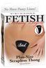 Fetish Fantasy Plus Size Strapless Thong Bitch