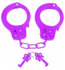 Neon Fun Cuffs Purple Handcuffs Sex Toy Product