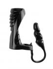 Extreme Enhancer With Anal Plug - Black	 Sex Toy Product