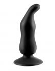 Silicone P-Spot Plug - Black  Sex Toy Product