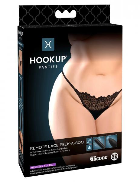Hookup Panties Lace Peek-a-boo Xl-xxl Sex Toy Product
