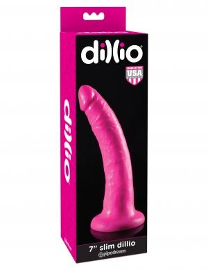 Dillio 7 inches Slim Pink Dildo Sex Toy Product