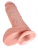 King Cock 8" Cock - Beige Sex Toy Product Image 2