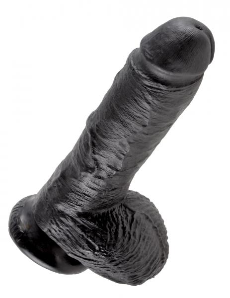 King Cock 8" Cock - Black Sex Toy Product